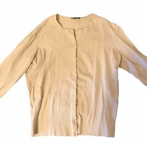Vintage cream button up cardigan